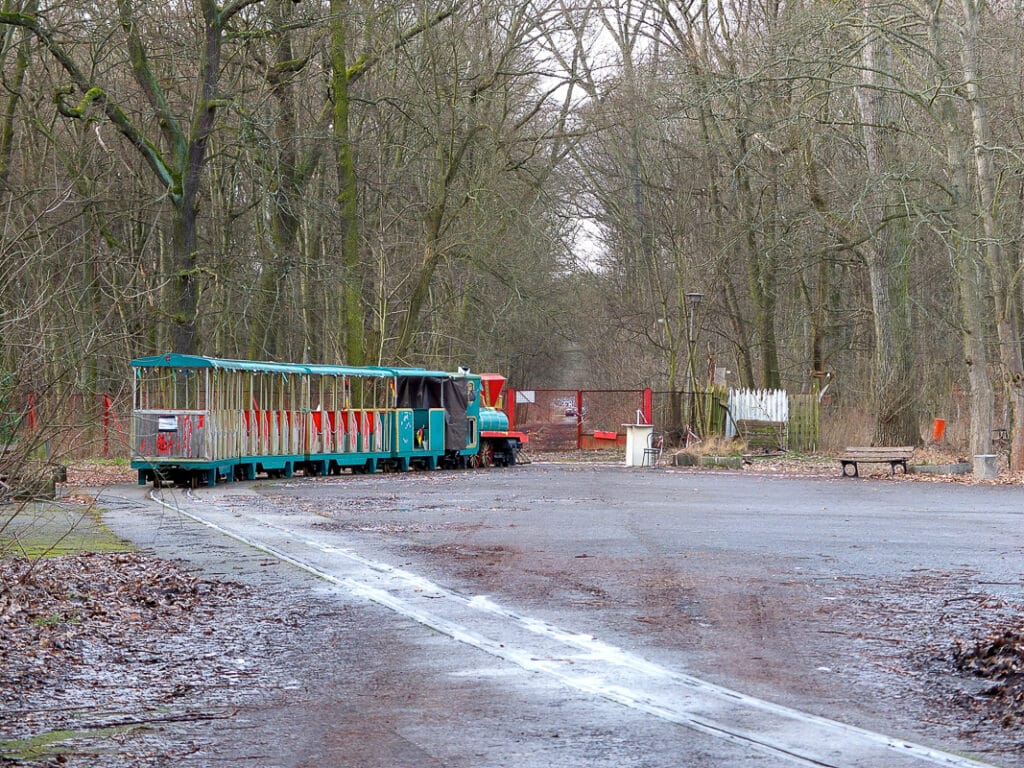 Opuštěný zábavní park v Berlíně