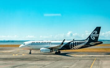 Nový Zéland letadlo.