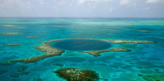 Velká modrá díra Belize