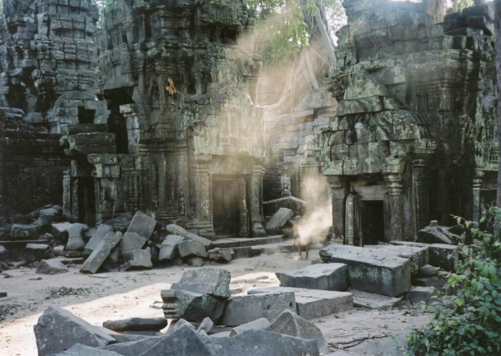 Angkor vodní dílo Kambodža