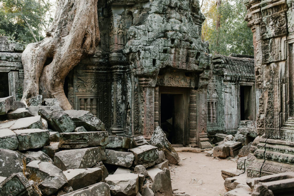 Angkor vodní dílo Kambodža