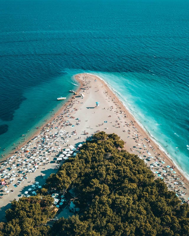 pláže na chorvatském ostrově Hvar