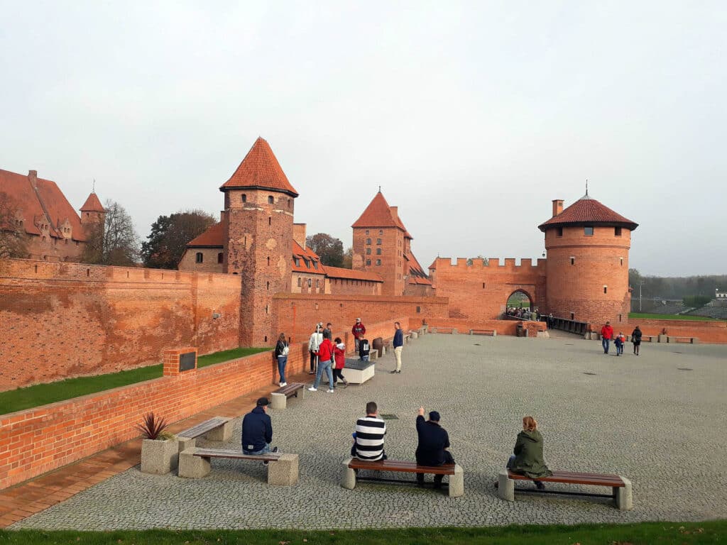 Hrad Malbork v Polsku