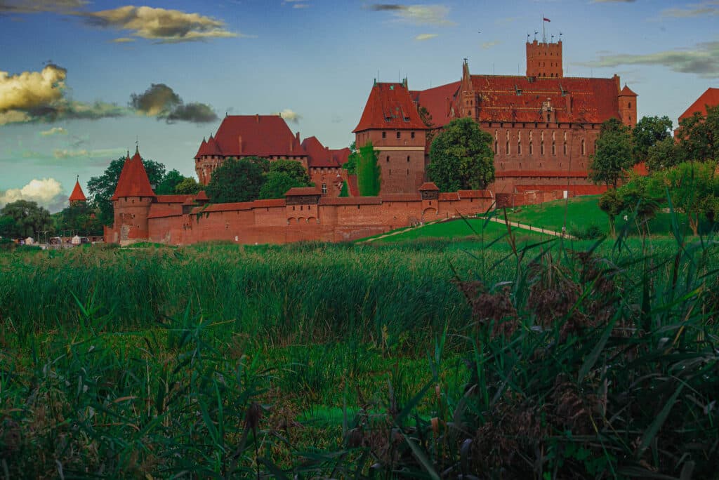 Hrad Malbork v Polsku