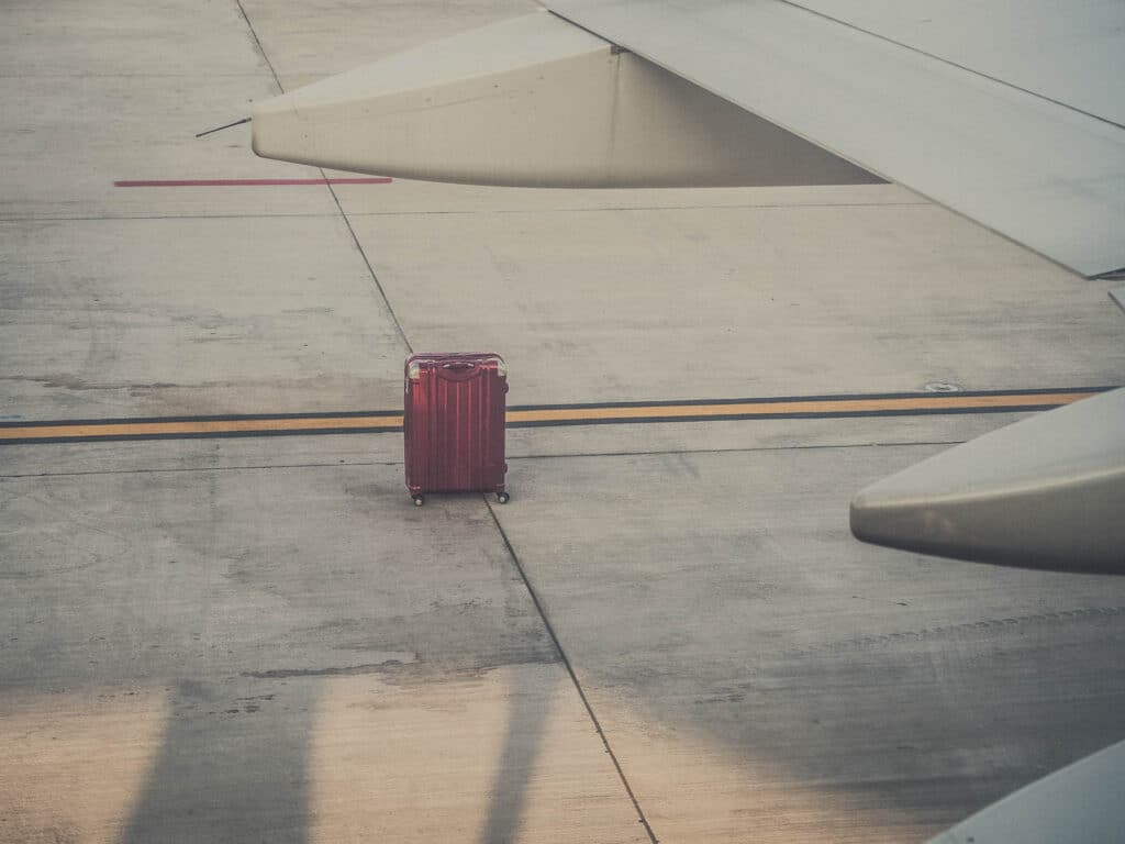 riziko aerolinka ztratí kufr