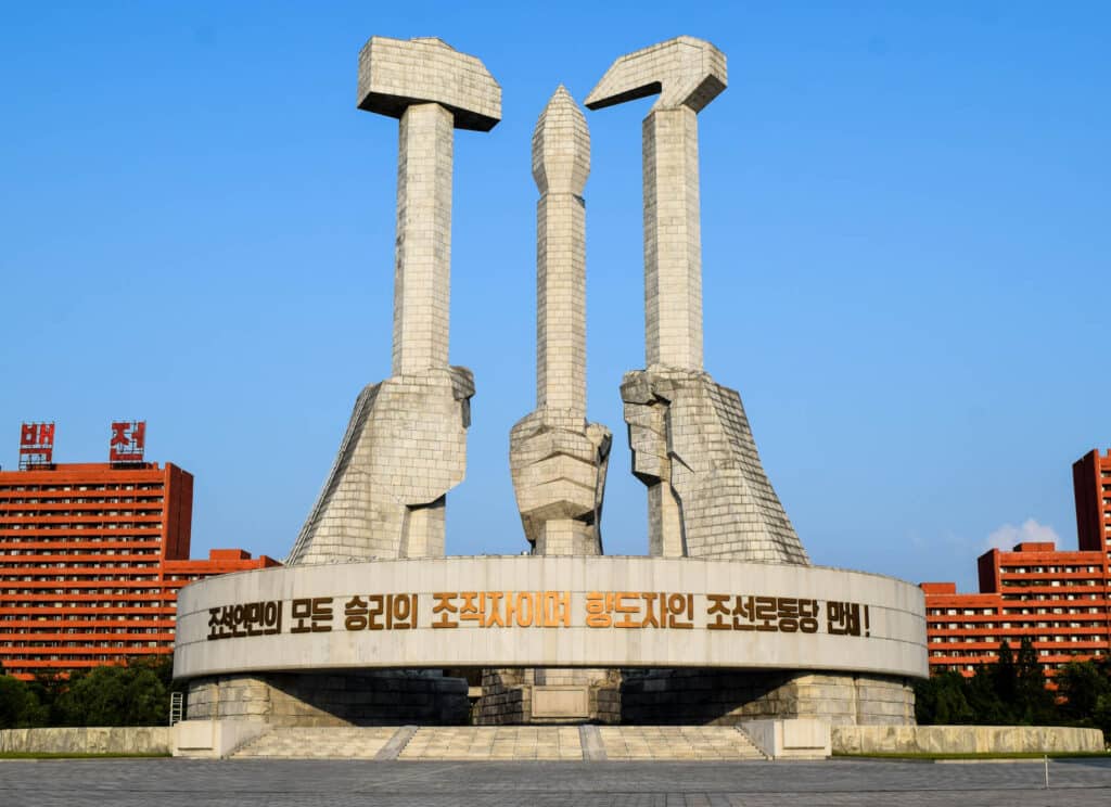 Severní Korea lyže turisté